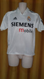 2004-05 Real Madrid Home Shirt Size 32-34 - Beckham #23