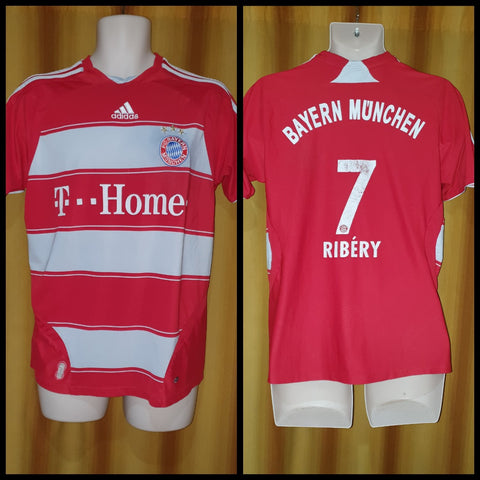 2007-09 Bayern Munich Home Shirt Size Medium - Ribery #7