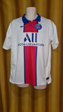2020-21 Paris Saint Germain Away Shirt Size Extra Large - Mbappe #7
