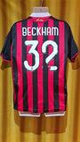 2009-10 AC Milan Home Shirt Size Extra Large - Beckham #32
