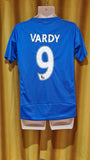 2015-16 Leicester City Home Shirt Size Small - Vardy #9