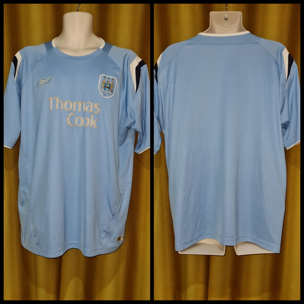 2004-06 Manchester City Home Shirt Size XXL – Forever Football Shirts