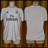 2013-14 Real Madrid Home Shirt Size 15-16 Yrs