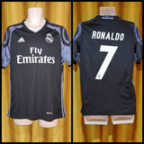 2016-17 Real Madrid 3rd Shirt Size Medium - Ronaldo #7