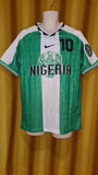 1996 Nigeria Olymmpic Games Home Shirt Size Medium - Okocha #10 (Remake)