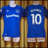 2017-18 Everton Home Shirt Size Small - Rooney #10