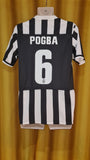 2013-14 Juventus Home Shirt Size Large - Pogba #6