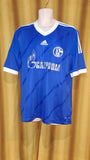 2012-14 Schalke 04 Home Shirt Size XL - Farfan #17