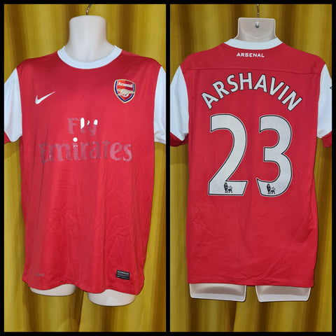 2010-11 Arsenal Home Shirt Size Medium - Arshavin #23